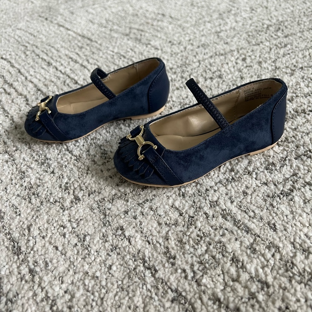 Navy blue Mary Jane shoes by Janie and Jack